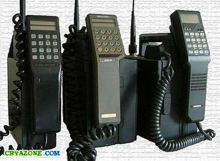 Первые мобильные телефоны