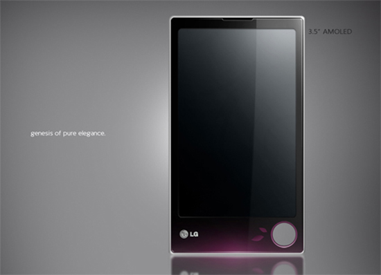 Новый сенсорный телефон LG