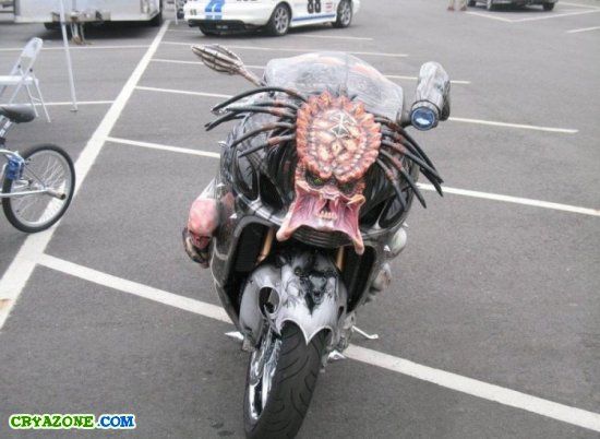 Мотоцикл из фильма ужасов