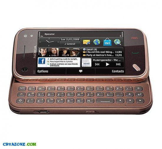 Имиджевый телефон Nokia N97 mini Gold Edition