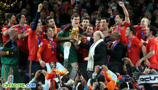 Победа Испании на Чемпионате мира по футболу 2010