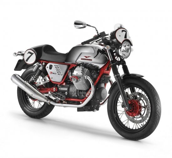 Винтажный гоночный мотоцикл Moto Guzzi V7 Racer