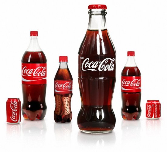 Любительский дизайн для бутылок Coca-Cola