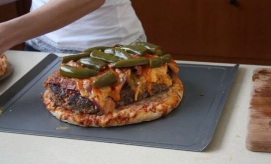 Супер-пупер пицца бургер