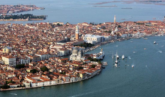 Вид на Венецию с воздуха