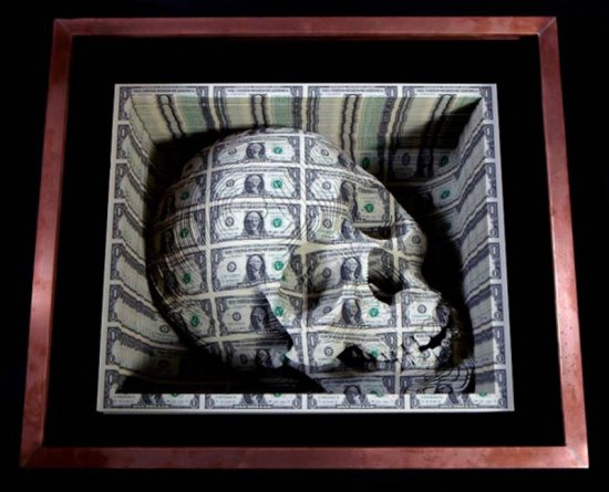 Узоры на денежных пачках от Скотта Кэмпбелла