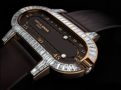 Часы швейцарской компании с алмазами