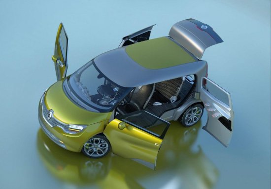 Компания Renault опубликовала фото концепт автомобиля Frendzy