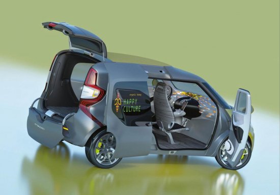 Компания Renault опубликовала фото концепт автомобиля Frendzy