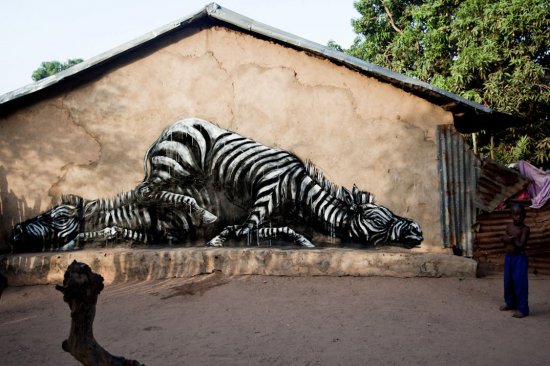 Зображення африканських тварин від художника Roa