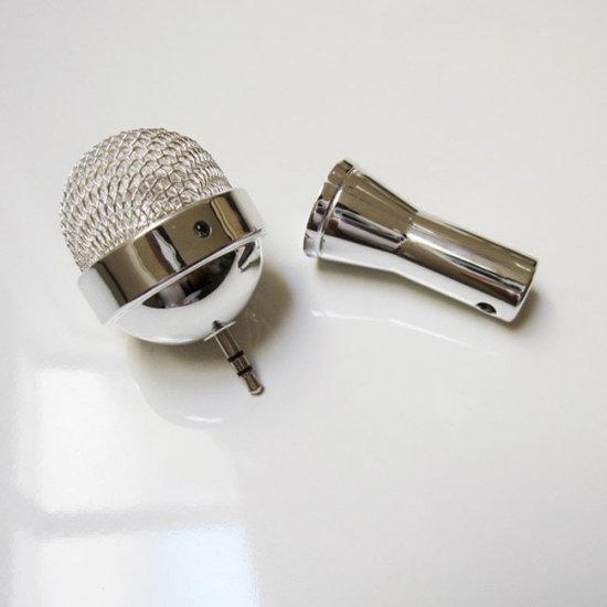 Динамик в форме микрофона для плееров и iPhone