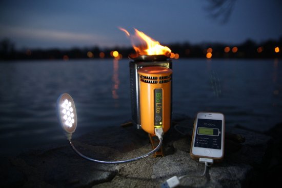 BioLite CampStove — горящее зарядное устройство